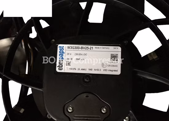 1092603900 1092602400 piezas del compresor de aire Atlas Copco Fan